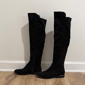 Nine West Black Over the Knee Boots